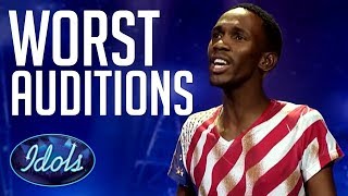 OUCH Worst amp Funniest Auditions EVER on Idols South Africa Idols Global [upl. by Alyaj729]