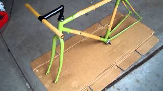 Bamboo Fixed Gear Bike  Chromoly Lugged [upl. by Herrle]