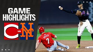 Reds vs Mets Game Highlights 9624  MLB Highlights [upl. by Nyrb922]