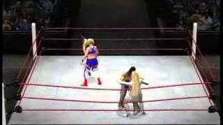 WWE 12 BV MATCH 4 10 VIXENS ROYAL RUMBLEavi [upl. by Nhepets]