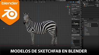 Importar modelos de Sketchfab con Addon [upl. by Urdna]