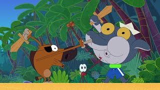 The pirates battle  ZIG AND SHARKO SEASON 2 New episodes  Cartoon Collection for kids [upl. by Adnav]