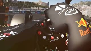 F1 VISOR CAM Monaco Grand Prix  Assetto Corsa [upl. by Olfe]