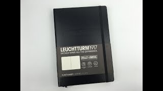 Leuchtturm1917 Bullet Journal Notebook A5 Review Pros and Cons [upl. by Xirtaeb123]