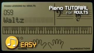 Waltz  Piano Tutorial [upl. by Tucker]