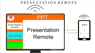 How to make presentation using presentation remotePowerPoint pointeron your phone [upl. by Trumann]