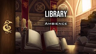 Library  Relaxing Ambience  1 Hour dnd [upl. by Stewardson]