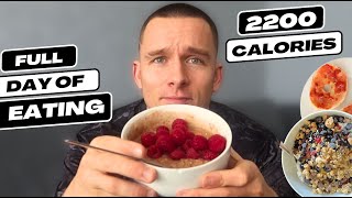 A Quick and Easy Full Day Of Eating For Fat Loss  2200 Calories  Getting Shredded [upl. by Eirod434]