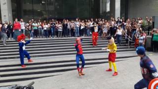 Spidey got the moves  Full Version  9Gag Instagram spiderman dance vine  Ziriguidum 😄😄 [upl. by Itoyj109]