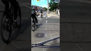 Be polite dont shoal cyclecommute toronto cycling torontocycling etiquette biketo [upl. by Urson293]