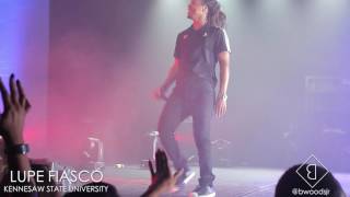 Lupe Fiasco  NextToItChallenge LIVE AT KSU Oct14 HD [upl. by Eidassac]