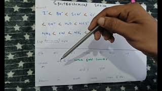 spectrochemical series trick [upl. by Nlyak]