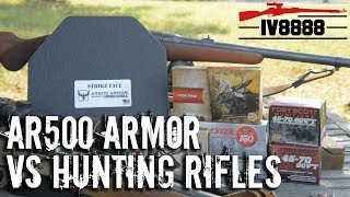 AR500 Armor vs Hunting Rifles [upl. by Tumer]