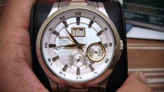 Seiko Premier Kinetic Perpetual Watch [upl. by Lanza]