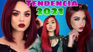 Cabello Rojo ❤Tendencia Primavera Verano 2022 tendencia [upl. by Eedissac]