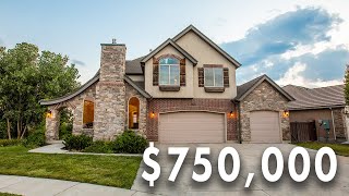 Inside a 750k Traverse Mountain Home Lehi Utah [upl. by Yuzik]