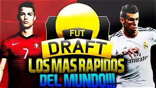 Partido Jugadores Mas Rapidos Del Mundo 2016  Fut Draft  FIFA 16 FUT [upl. by Westbrooke]