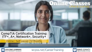 Career Training Program  CompTIA Certification Training A Network Security [upl. by Yendic]