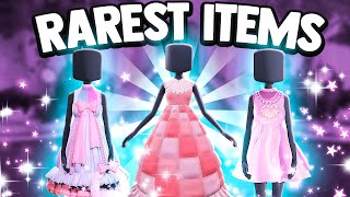 RAREST ITEMS in Dress to Impress [upl. by Brandwein]