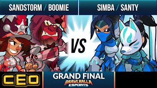 Sandstorm amp Boomie vs Simba amp Santy  Grand Final  CEO Dreamland 2020 2v2 [upl. by Pacifica230]