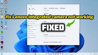 FIXED Lenovo integrated camera not working in Windows 1011 [upl. by Eiznek]