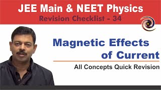 Magnetic Effects of Current  Revision Checklist 34 for JEE Main amp NEET Physics [upl. by Wallraff109]