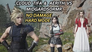 FFVII Rebirth Full Party Vs Midgardsormr No Damage Hard Mode No Limit [upl. by Assyram]