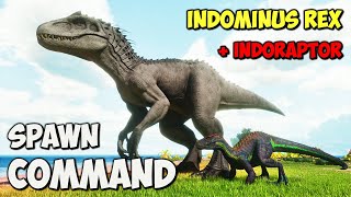 Indominus Rex ARK Survival Ascended Spawn COMMAND  How To Summon INDORAPTOR Code ASA [upl. by Barris559]