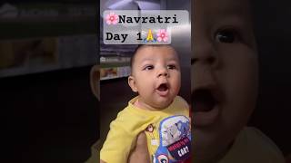 Navratri Day 1 ❤️ NewMom Routine with Baby trending navratri adayinmylife newmomroutine baby [upl. by Egdirdle]