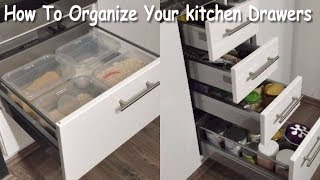 Kitchen Drawer Organization How To Organize Your Kitchen Drawers Kitchen Organizing Ideas amp Hacks [upl. by Aibar927]