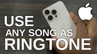 How to Set ANY Song As Ringtone on iPhone 16 [upl. by Cerelly]