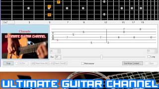 Guitar Solo Tab Charade Henry Mancini [upl. by Ruzich]