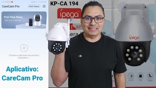 Como instalar Câmera IP WIFI com o aplicativoCARECAM PRO JÁ ATUALIZADO [upl. by Meenen]