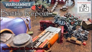 Warhammer 40k 10th Ed 3000pts  Blood Angels VS Imperial Knights [upl. by Soph]