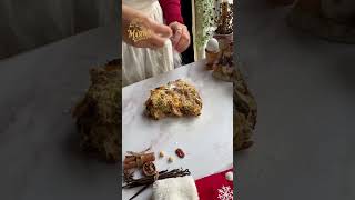 BEST German christmas Christmas Stollen Christstollen الكيك الالماني بحشو عجينه اللوز [upl. by Ettenwahs721]