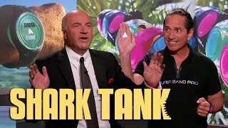 Things Get Awkward in The Tank With Surf Band Pro  Shark Tank US  Shark Tank Global [upl. by Suollecram]