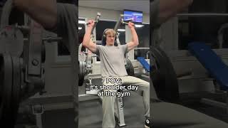 POV Its shoulder day at the gym [upl. by Whitcher]