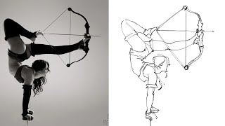 Gesture drawing Compilation Jan 2024 [upl. by Keefer]