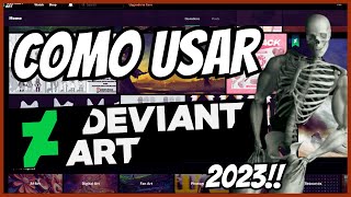 🤑 Como usar DEVIANTART en 2024  Primeros pasos 🤑 [upl. by Giglio]