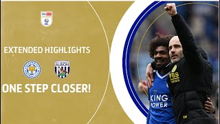 ONE STEP CLOSER  Leicester City v West Brom extended highlights [upl. by Akeem]