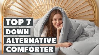 Top 7 Best Down Alternative Comforters for Cozy Nights [upl. by Ras853]