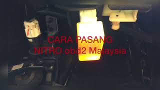 cara pasang NITROECO obd2 [upl. by Fidele158]