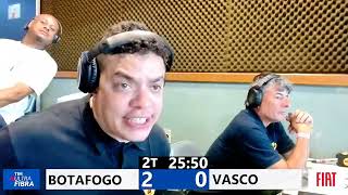 ATROPELOU BRUNO CANTARELLI NARRA OS GOLS DO MUITO LÍDER BOTAFOGO EM VITÓRIA FÁCIL SOBRE O VASCO [upl. by Esilanna]