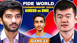 Ding vs Gukesh  FIDE World Chess Championship 2024 [upl. by Akenit]