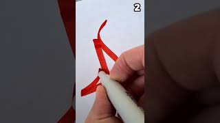 Graffiti Drawing ✏️ Tutorial for Beginners  3 types of Letter „D“ 😲  Graffiti Lettering shorts [upl. by Anihtyc62]