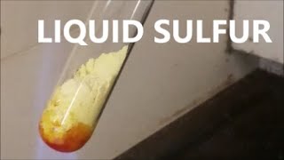 Liquid Sulfur [upl. by Kennie]