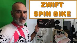 Zwift Spin Bike and Favero Assioma UNO Pedals [upl. by Itirahc211]