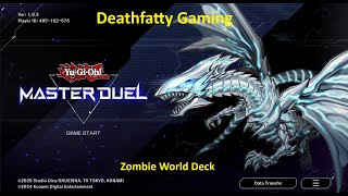 YuGiOh Master Duel Zombie World vs Blue Eyes Deck [upl. by Let]