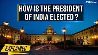 How President of India is Elected Presidential Election 2022  Draupadi Murmu vs Yashwant Sinha [upl. by Llertnac]