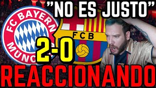 😡 ¡EXPLOTO HINCHA DEL BARÇA REACCIONA AL BAYERN 20 FC BARCELONA  CHAMPIONS LEAGUE [upl. by Josselyn]